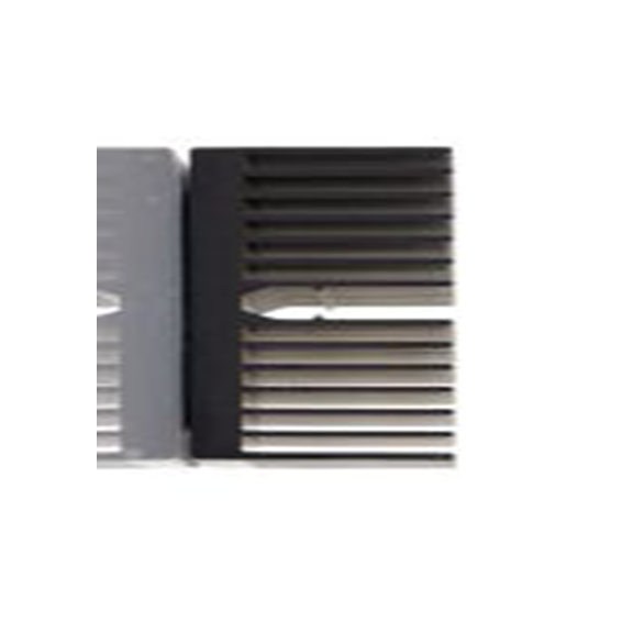 RS PRO,750-0951,散热器, 铝制, 黑色 18 mm, 用于通用矩形铝 40 mm 40 mm