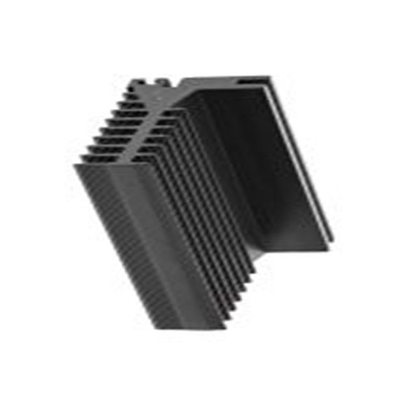 RS PRO,789-8592,散热器, 铝制, 3.7°C/W, 黑色 28 mm 75 mm 50 mm