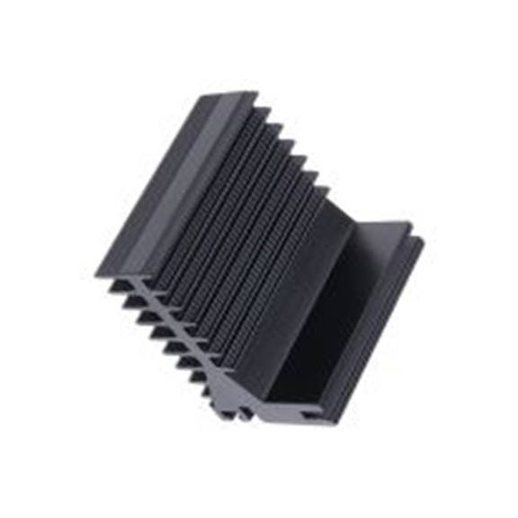 RS PRO,789-8598,散热器, 铝制, 5°C/W, 黑色 28 mm 50 mm 50 mm