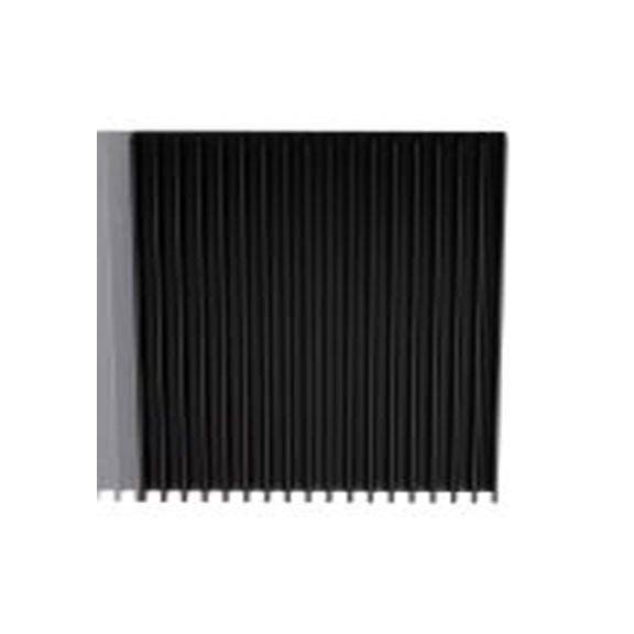 RS PRO,903-3080,散热器, 铝制, 0.6°C/W, 黑色 15 mm, 用于通用矩形铝 150 mm, 100系列 100 mm