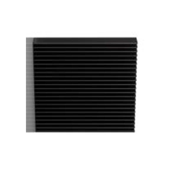 RS PRO,903-3153,散热器, 铝制, 0.39°C/W, 黑色 25 mm, 用于通用方形铝 150 mm, 100系列 15 mm