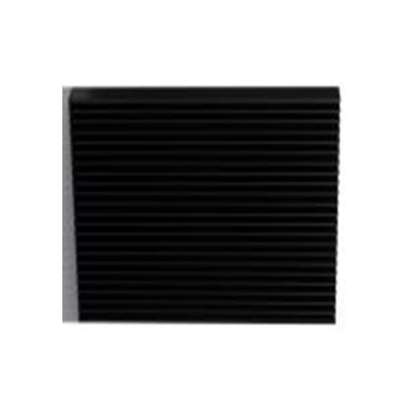 RS PRO,903-3157,散热器, 铝制, 0.31°C/W, 黑色 25 mm, 用于通用矩形铝 200 mm, 100系列 15 mm