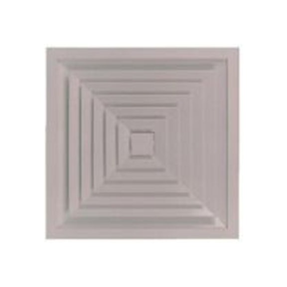 RS PRO,432-845,铝 格栅风口, 方形面百叶片, 36.2 mm宽法兰, 白色 445 mm 36.2 mm