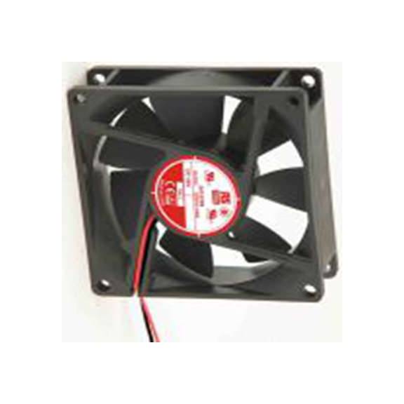 RS PRO,541-5299,轴流风扇, 24 V dc电源, 52.7 m³/h, 1.67 W, 最大60 mA, 2500 rpm 80 mm, OD8025系列 80 mm 25 mm