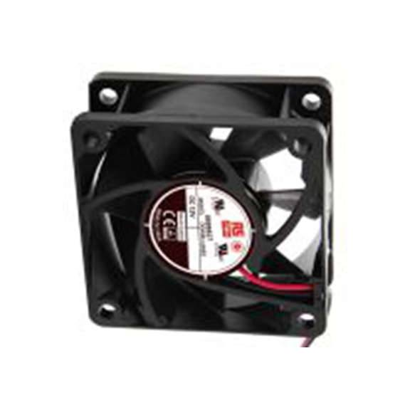 RS PRO,668-8827,轴流风扇, 12 V dc电源, 39.1 m³/h, 2.8 W, 最大230 mA, 4500 rpm 60 mm, OD6025系列 60 mm 25 mm