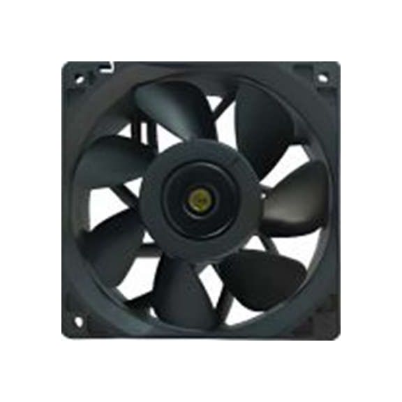 RS PRO,119-825,轴流风扇, 24 V dc电源, 278 cfm, 36 W, 最大1.2 A, 7300 rpm 120 mm, DC Axial fan系列 120 mm 38 mm