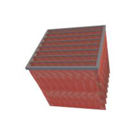 RS PRO,255-1221,袋式过滤器, F7级, 袋式过滤器, 疏水性过滤介质, 初压降65 Pa 360 mm 287 mm 490 mm, EC7系列