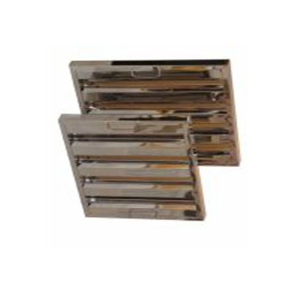 RS PRO,255-1457,过滤板, 挡板油脂过滤器, 初压降175 Pa 45 mm 394 mm 495 mm, GFBE系列