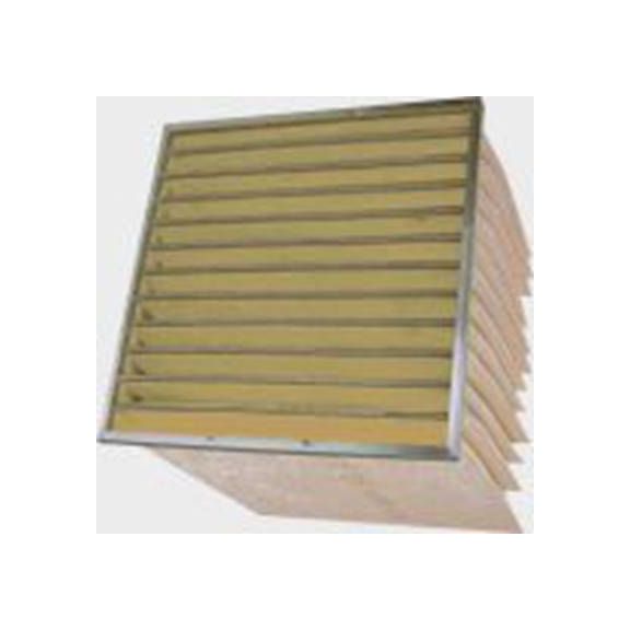 RS PRO,256-0464,袋式过滤器, F9级, 袋装过滤器, 玻璃纤维过滤介质, 初压降200 Pa 535 mm, 3400 m³/h 592 mm 592 mm, JBU系列