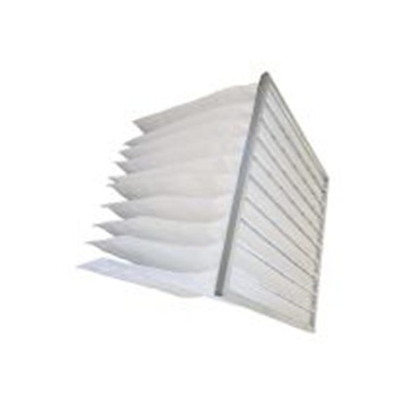 RS PRO,256-0506,袋式过滤器, F8级, 袋装过滤器, 获得专利的纳米波纤维过滤器过滤介质, 初压降110 Pa 63 mm, 2800 m³/h 490 mm 592 mm, JENE