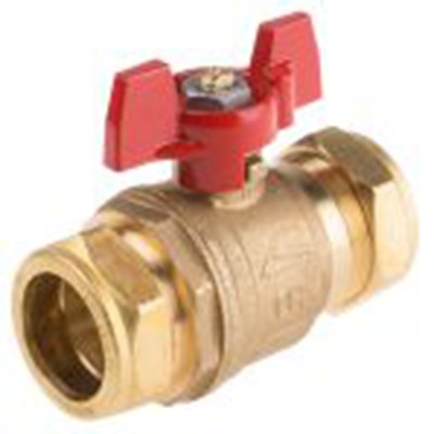 RS PRO,486-300,黄铜 球阀, 全端口