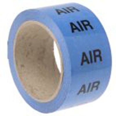 RS PRO,711-429,管道标识, 蓝色底, 聚丙烯, 乙烯基制, 50 mmx33 m