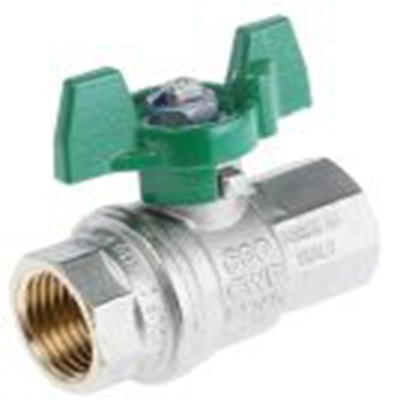 RS PRO,141-7723,黄铜 球阀, S84系列, 球形