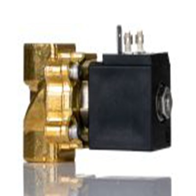 RS PRO,255-4165,2通 电磁阀, 24 V电源, 黄铜主体, 常闭预设阀门位置, 系列 0.5 in 0.5 in