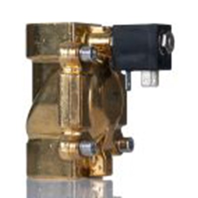 RS PRO,255-4186,2通 电磁阀, 24 V电源, 黄铜主体, 常闭预设阀门位置, 系列 1 in 1 in