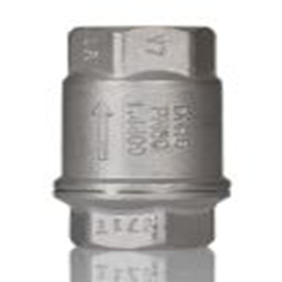 RS PRO,257-0037,不锈钢 止回阀, 带螺纹, 带螺纹 1/2 in, 止回阀, 最大63 bar