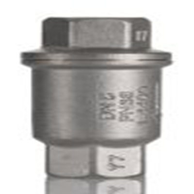 RS PRO,257-0040,不锈钢 止回阀, 带螺纹, 带螺纹 1/4 in, 止回阀, 最大63 bar