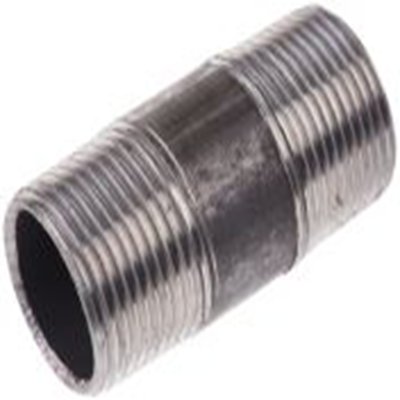 RS PRO,257-7912,黑色 螺纹接头 铸铁管件 公 19.05 mm 公 19.05 mm