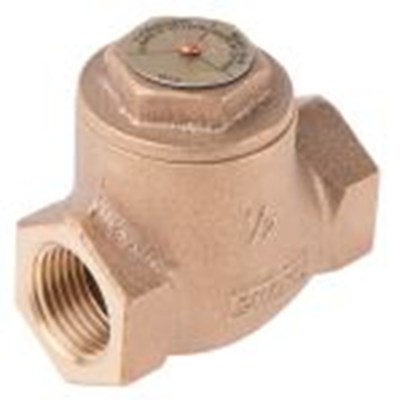 RS PRO,282-0828,青铜 止回阀, 带螺纹 R, 带螺纹 1/2 in, 单极, 最大25 bar