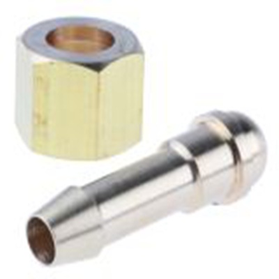 RS PRO,362-6942,软管接头 3/8″ BSP, Φ9.53 mm内径, 黄铜制