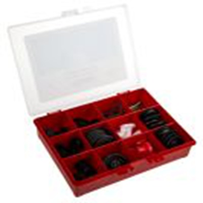 RS PRO,400-8294,垫片和垫圈套件, 12间隔, 套件包含7/8 英寸扁平橡胶垫圈, 小型和中型黄铜分接引脚, 低压和高压座椅, Aquasave 橡胶垫圈, 5/8 英寸扁平橡胶垫圈, 