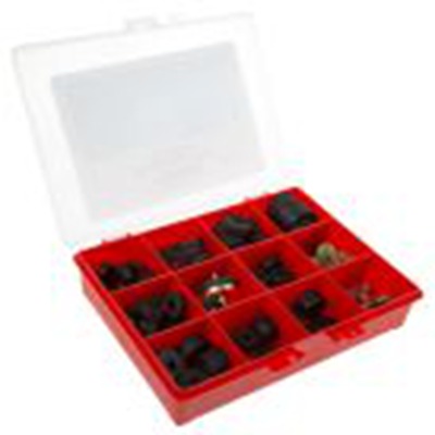 RS PRO,400-8301,垫片和垫圈套件, 12间隔, 套件包含1/2 in Delta 水龙头垫圈, 1/2 in 扁平橡胶垫圈, 1/2 in 扁平/圆顶跳线, 1/2 in Superta