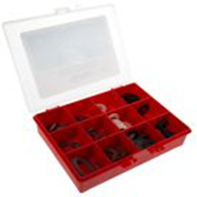 RS PRO,400-8317,垫片和垫圈套件, 12间隔, 套件包含1/2 in 球阀座纤维垫圈，1/2 in 淋浴软管橡胶垫圈，水龙头主体纤维垫圈的 1/2 in 顶部，15 mm 纤维水龙头连接