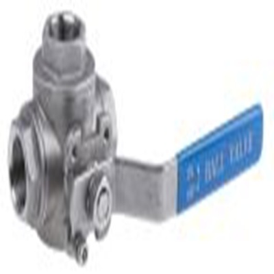 RS PRO,499-1893,不锈钢 球阀, 3路, L 口