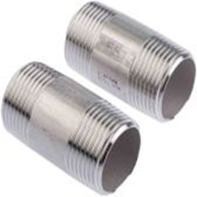 RS PRO,499-3265,直 螺纹接头 不锈钢管件, 带螺纹 25.4 mm 公接带螺纹 25.4 mm 公, 59.944 mm长, 圆形