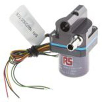 RS PRO,702-6888,阳极氧化处理的铝 345 mbar 水泵, 直接联接器, 12 V电源, 6W, 2000 ml/min