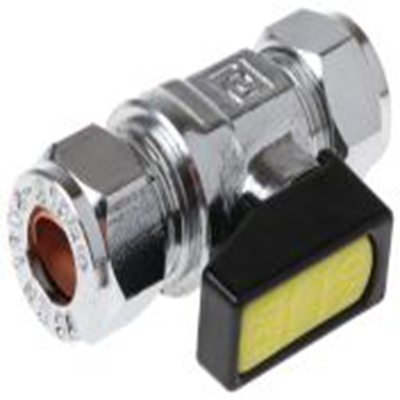 RS PRO,784-5409,镀镍黄铜 球阀, GF15RS系列, 2路 16 bar