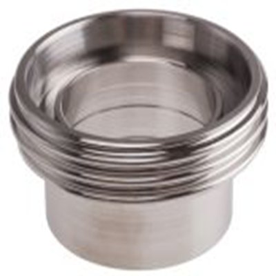 RS PRO,918-6349,直 接头 不锈钢管件 40.2 mm, 33 mm长, 圆形