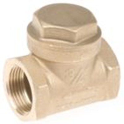 RS PRO,486-215,黄铜 止回阀, 带螺纹 BSP, 带螺纹 3/4 in, 单极, 最大16 bar