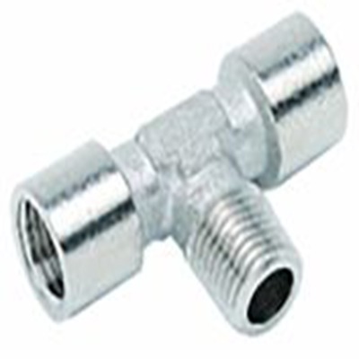 RS PRO,176-1066,T 形 适配器, 带螺纹 带螺纹 接头, 1/4 in 母插 23 mm 母插转带螺纹 23 mm 母插