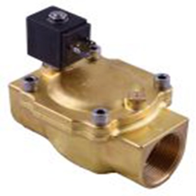 RS PRO,255-4188,2通 电磁阀, 24 V电源, 黄铜主体, 常闭预设阀门位置 1-1/2 in 1/2 in