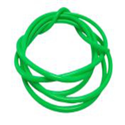 RS PRO,606-346,聚硅酮 挠性管, 绿色, 2.3 mm内径, 5.5 mm外径, 2 m长, 最高180 °C