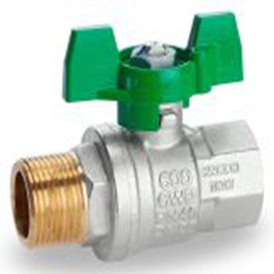 RS PRO,141-7729,黄铜 球阀, S84系列, 球形