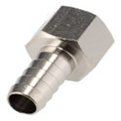 RS PRO,665-601,软管接头, Φ10 mm内径, 镀镍黄铜制, 最大工作压力100 bar