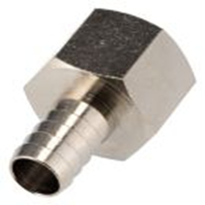 RS PRO,665-604,软管接头, Φ12 mm内径, 镀镍黄铜制, 最大工作压力100 bar