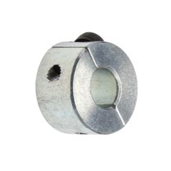 RS PRO,145-624,钢 轴环, 28 mm外径, 11 mm宽, 两件式, 双宽, 夹紧螺丝固定, 镀锌饰面