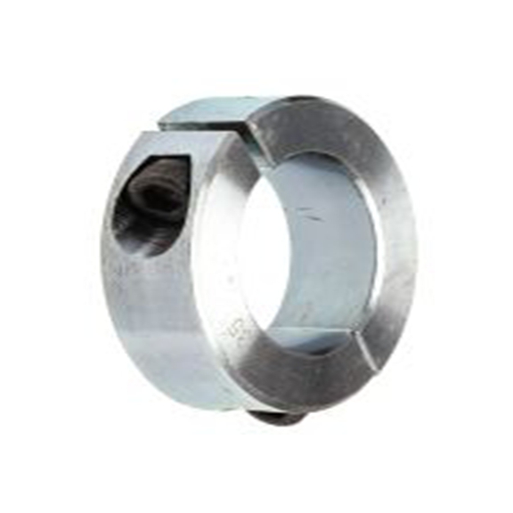 RS PRO,145-630,钢 轴环, 57 mm外径, 15 mm宽, 两件式, 双宽, 夹紧螺丝固定, 镀锌饰面