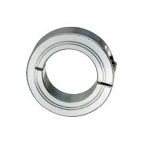 RS PRO,145-631,钢 轴环, 60 mm外径, 15 mm宽, 两件式, 双宽, 夹紧螺丝固定, 镀锌饰面