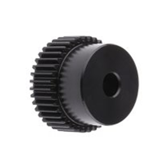 RS PRO,521-6339,40齿 直齿轮, 1模块, 钢制, 10 mm孔径, Φ35 mm轮毂, 40 mm节径, 10 mm面宽