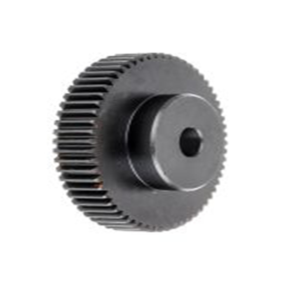 RS PRO,521-6525,60齿 直齿轮, 1.5模块, 钢制, 15 mm孔径, Φ50 mm轮毂, 90 mm节径, 15 mm面宽