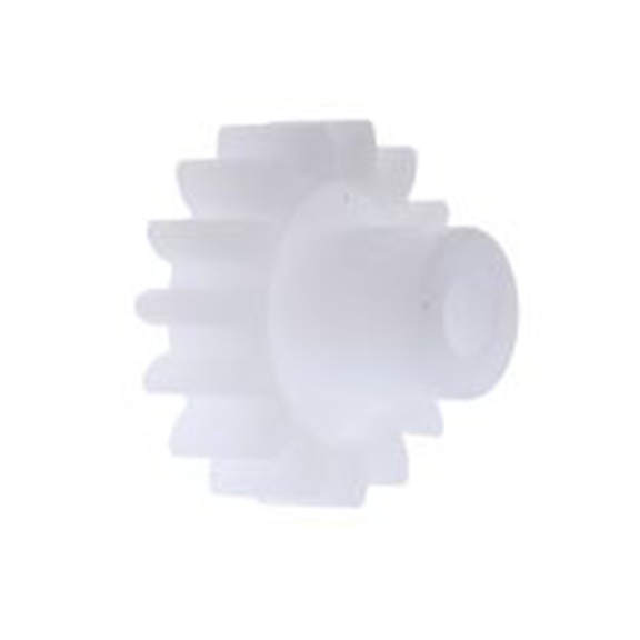 RS PRO,521-7247,15齿 直齿轮, 0.8模块, 聚甲醛制, 3 mm孔径, Φ6 mm轮毂, 12 mm节径, 4 mm面宽