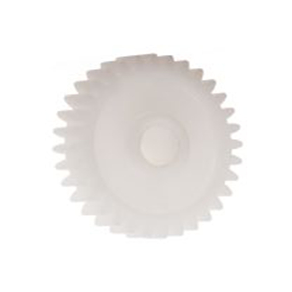 RS PRO,521-7326,32齿 直齿轮, 0.8模块, 聚甲醛制, 6 mm孔径, Φ12 mm轮毂, 25.6 mm节径, 4 mm面宽