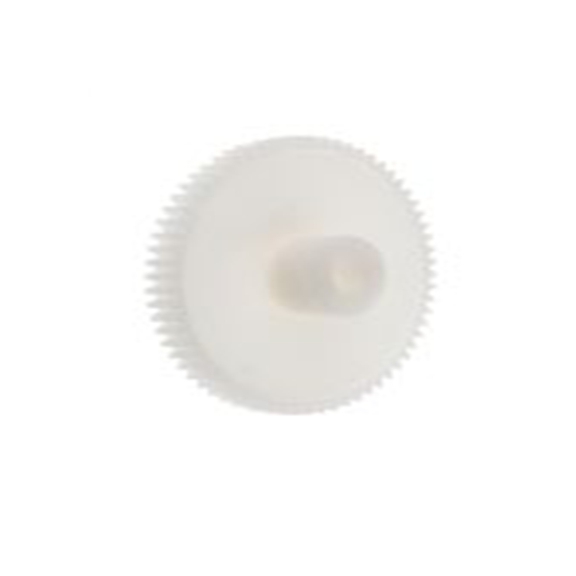 RS PRO,521-7411,64齿 直齿轮, 0.8模块, 聚甲醛制, 6 mm孔径, Φ15.5 mm轮毂, 51.2 mm节径, 4 mm面宽