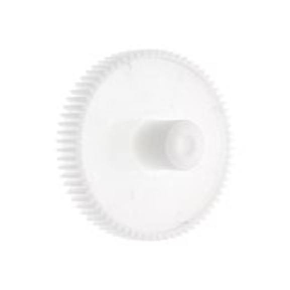 RS PRO,521-7427,70齿 直齿轮, 0.8模块, 聚甲醛制, 6 mm孔径, Φ15.5 mm轮毂, 56 mm节径, 4 mm面宽