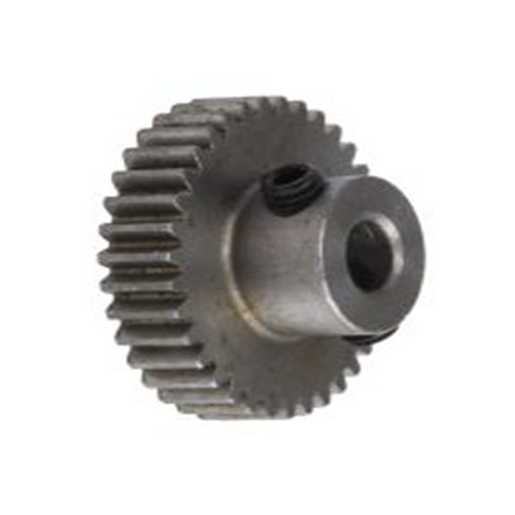 RS PRO,878-7837,35齿 直齿轮, 0.5模块, 钢制, 4 mm孔径, Φ9 mm轮毂, 17.5 mm节径, 4 mm面宽