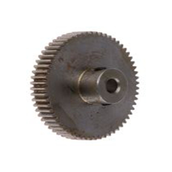 RS PRO,878-7847,60齿 直齿轮, 0.5模块, 钢制, 4 mm孔径, Φ10 mm轮毂, 30 mm节径, 4 mm面宽